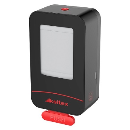 Дозатор для жидкого мыла 0.8 л Ksitex пластик черный / SD-203B-800