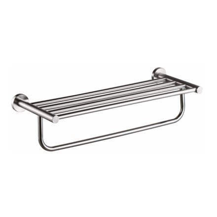 Полка для полотенец настенная 62,4 см D-Lin металл матовая сталь / D250280