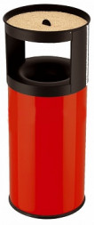 Hailo ProfiLine care XL 0940-002 Мусорный контейнер-пепельница Красно-Черный