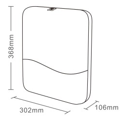 Диспенсер бумажных полотенец Z-сложения Ksitex пластик Черный / TH-906B