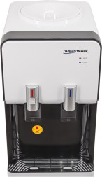 Кулер для воды Aqua Work белый подогрев есть охлаждение электронное / J31-LD