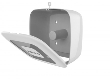 Диспенсер для туалетной бумаги Focus Hayat 8077065 / для средних рулонов / пластик белый