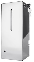 Дозатор HÖR-007АSSP + сенсорный 1,2 л для дезинфицирующих средств металл матовая сталь / 9992143