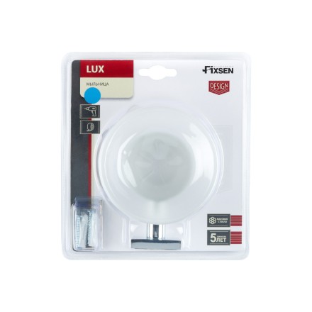 Мыльница стеклянная Fixsen Lux Chrome хром / FX-15008