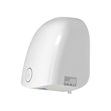 Puff-8909 Сушилка для рук высокоскоростная пластик белая / 1401.328