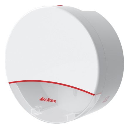 Диспенсер туалетной бумаги для средних рулонов Ksitex пластик белый / TH-209W