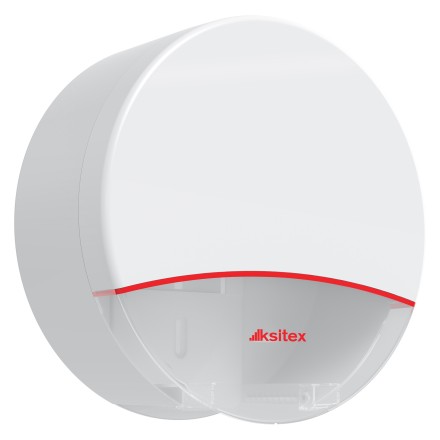 Диспенсер туалетной бумаги для средних рулонов Ksitex пластик белый / TH-209W