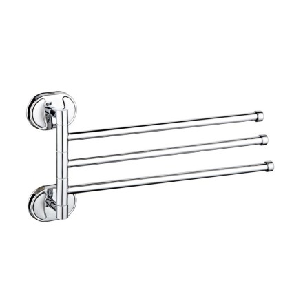 Держатель для полотенец тройной 37 см D-Lin металл хром / D254700