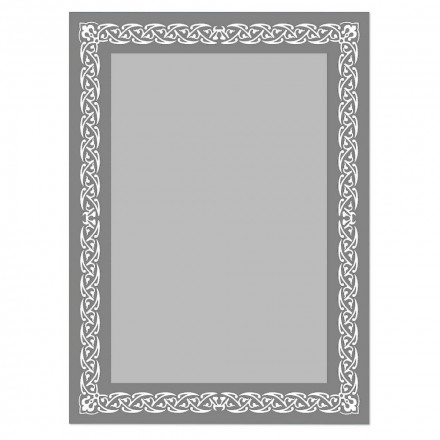 Klimi 40531 Прямоугольное зеркало с тонированным и матированным рисунком
