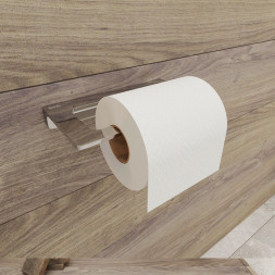 Держатель для туалетной бумаги IDDIS без крышки металл хром / SLISC00i43