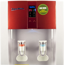 Кулер для воды Aqua Work бело-красный нагрев есть, охлаждение электронное / 16-LD/EN-ST 