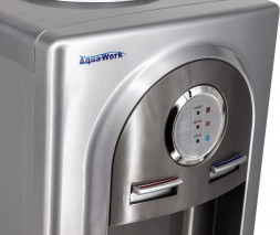 Кулер для воды Aqua Work серый нагрев есть, охлаждение электронное / 5-VB