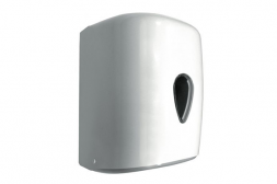 Диспенсер для рулонных полотенец с центральной вытяжкой  NOFER пластик белый / 04108.W