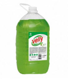 Grass 125469 Средство для мытья посуды &quot;Velly&quot; light зеленое яблоко 5 л