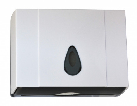 Диспенсер бумажных полотенец Z сложения пластик белый BXG PD-8025