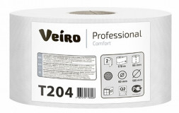Veiro Comfort T204 Туалетная бумага средних рулоне 170м, 2сл. (рул.)