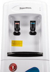 Кулер для воды Aqua Work белый нагрев есть, охлаждение электронное / 0.7-LDR 