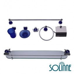 Набор аксессуаров для ванной 7 предметов Solinne 3000C