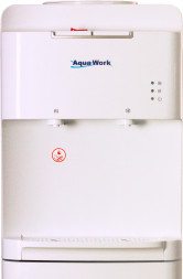 Aqua Work 1536-S Кулер для воды белый нагрев есть, охлаждение компрессорное