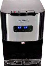 Кулер для воды Aqua Work черный подогрев есть, охлаждение компрессорное / 72-LS