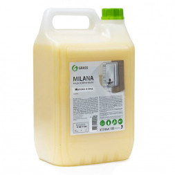 Grass 126105 Жидкое крем-мыло Milana молоко и мед 5 л