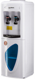 Кулер для воды Aqua Work 0.7-LR / 700 Вт / белый нагрев есть, охлаждение компрессорное