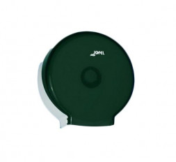Диспенсер для средних рулонов туалетной бумаги пластик бело-зеленый Jofel AE52400